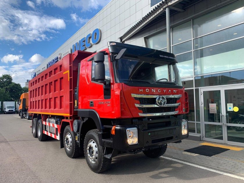 Hongyan самосвал 8x4