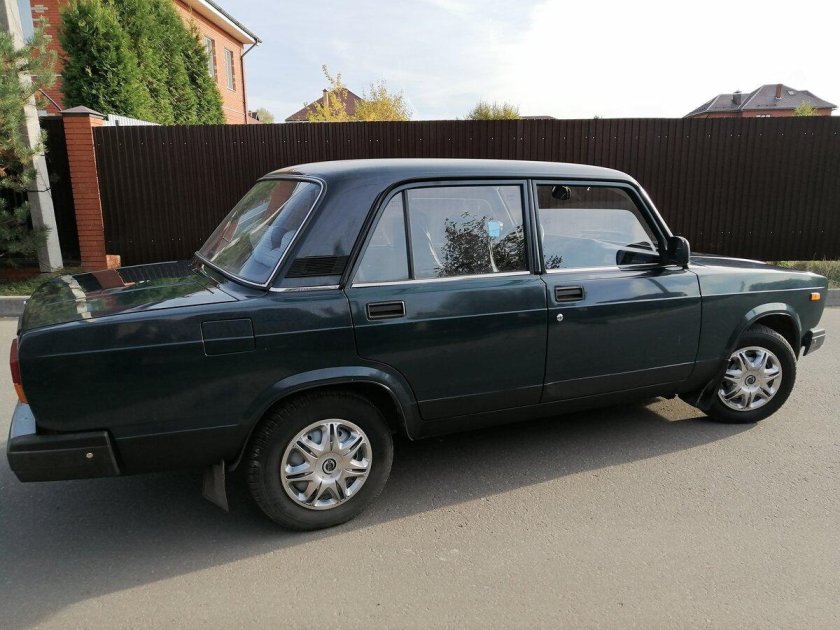 Ваз 2107 зеленая