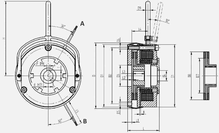 Тормоз для электродвигателя 4a100l6e