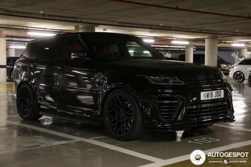 Range Rover Sport 2018 черный