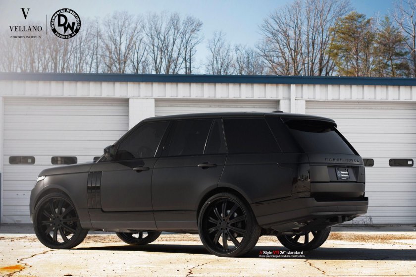 Range Rover черный матовый