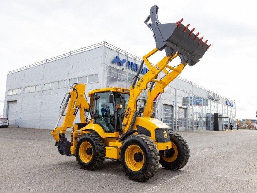 Экскаватор-погрузчик bull 3sx-Plus