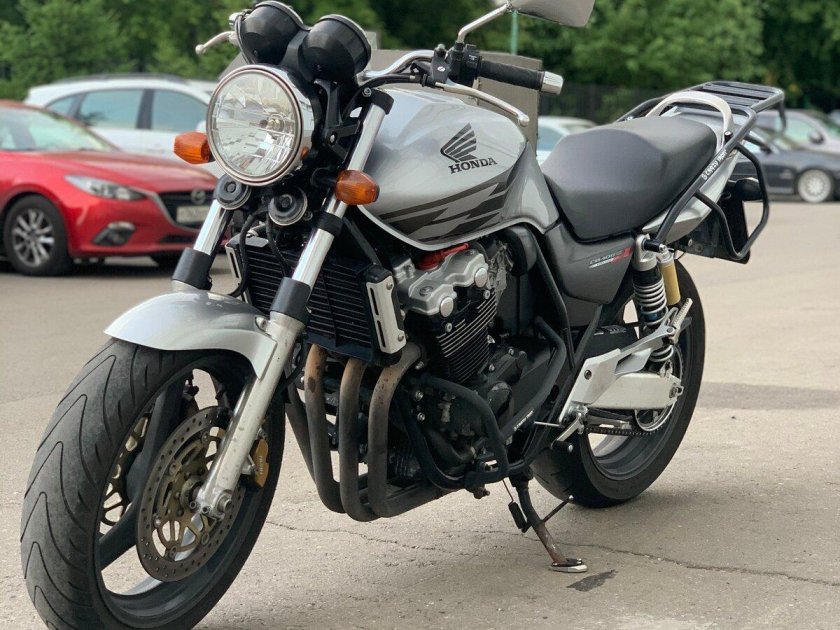 Хонда 400 CB Серебряно синий