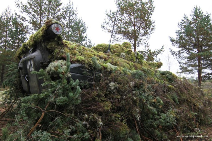 Маскировка БМП 2