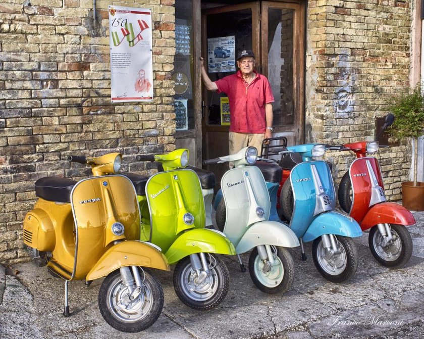 Скутер старый