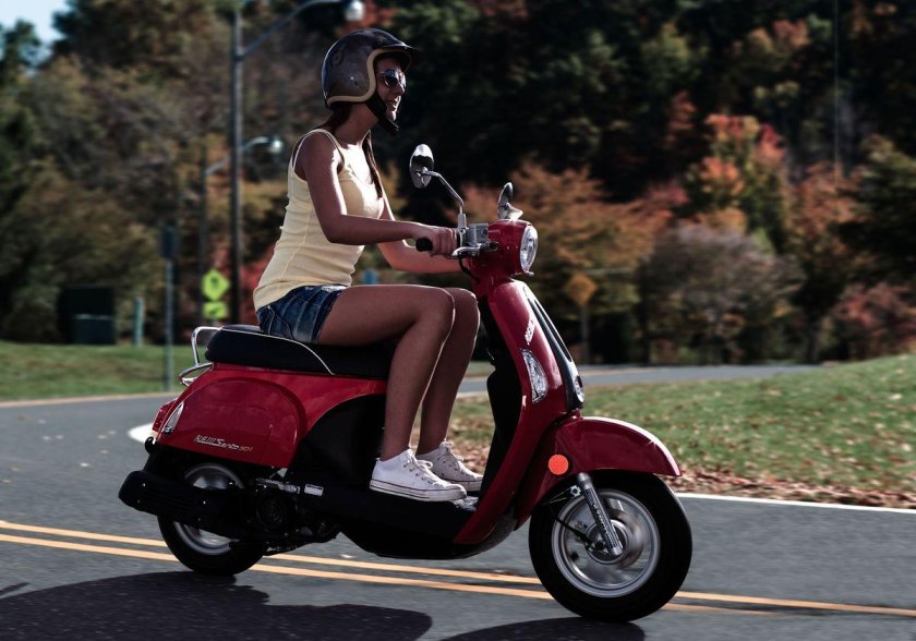 Скутер ретро стиль