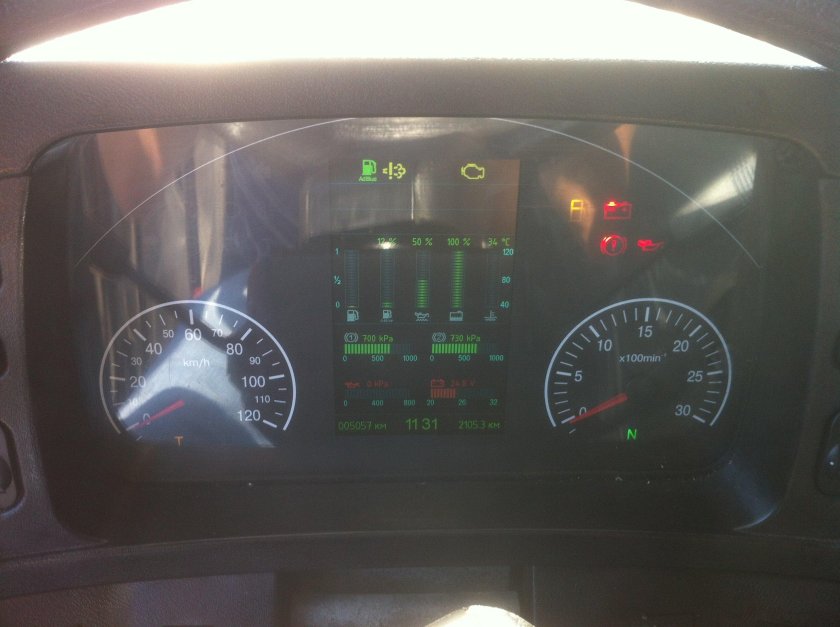 МАЗ 5440 простор приборная панель