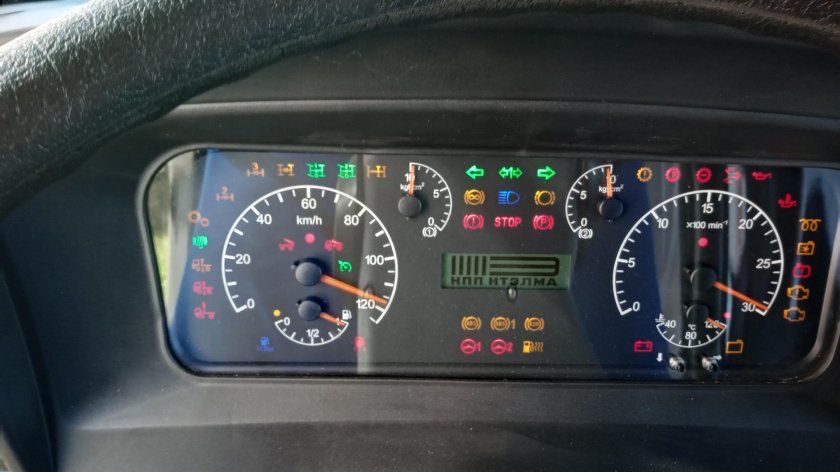 Приборная панель КАМАЗ 65115 евро