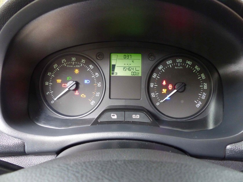 Панель приборов Фабия 2