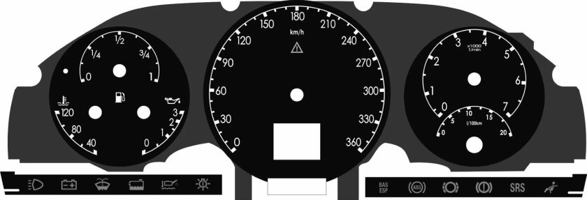 Приборная панель Мерседес 124