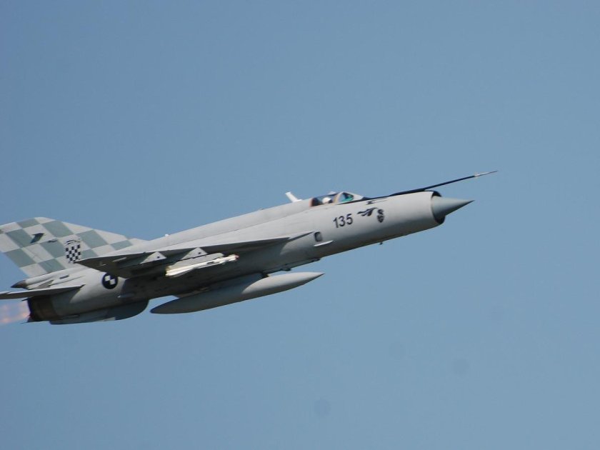 Миг 21 ВВС Хорватии