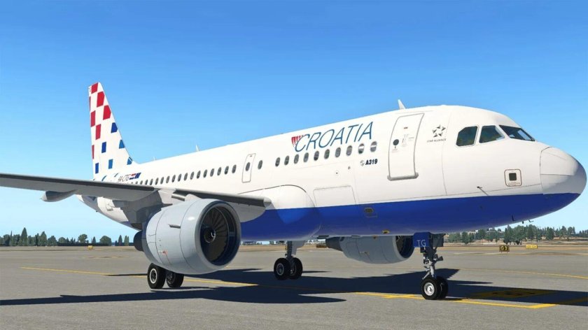 Хорватский самолет