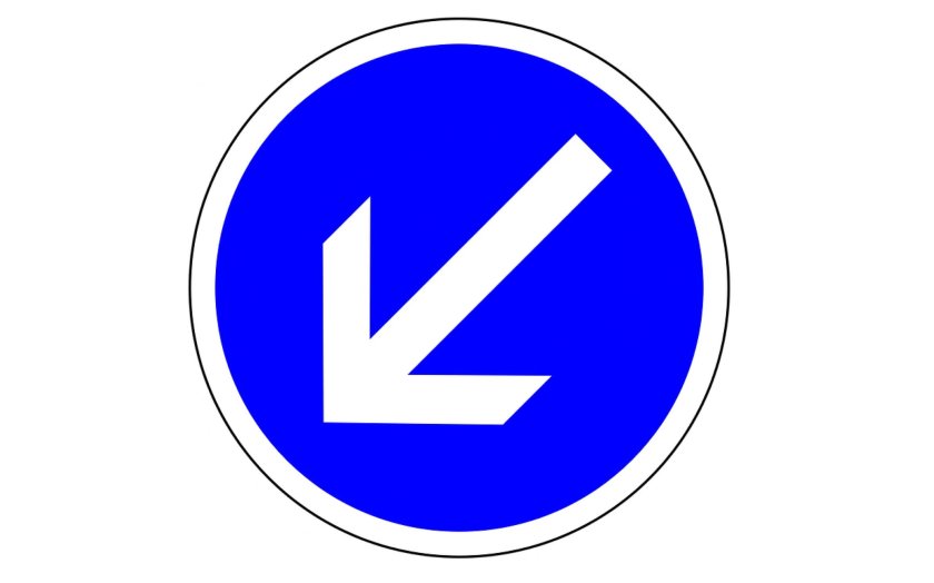 Знаки 4.2.1 - 4.2.3 "объезд препятствия"