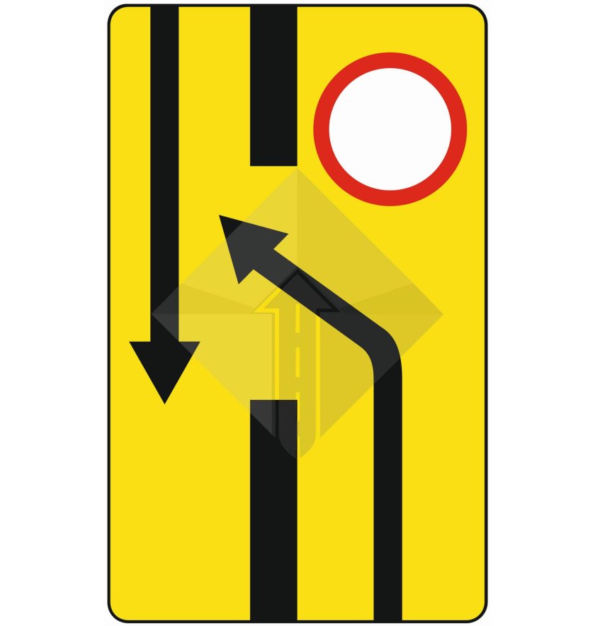 Предварительный указатель перестроения на другую проезжую часть