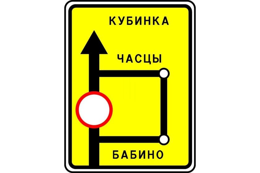 Дорожный знак объезда 6.17