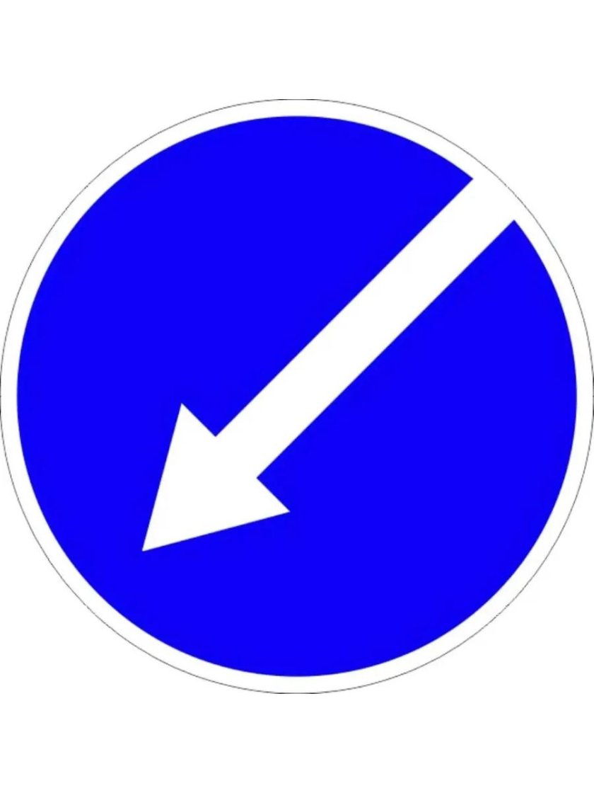 Знак 4 2 1 объезд препятствия справа