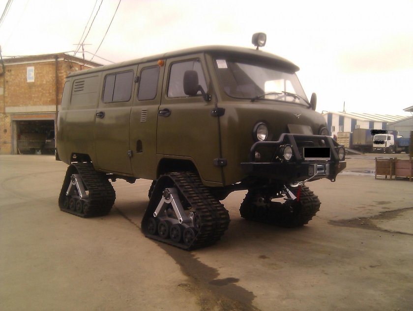 УАЗ-452к трехосная Буханка