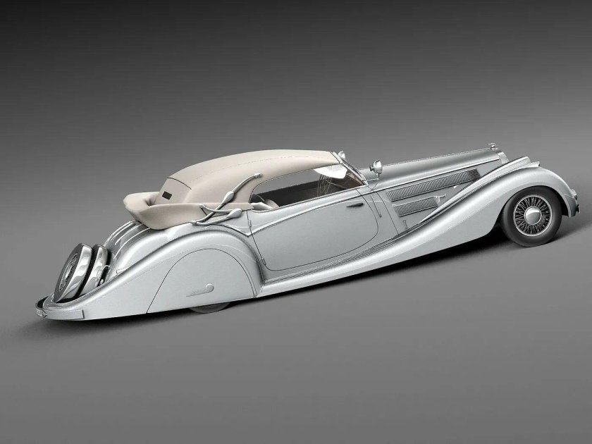 1937 Horch 853 Sport Cabriolet.