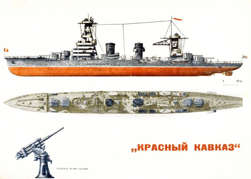 Крейсер красный Кавказ модель