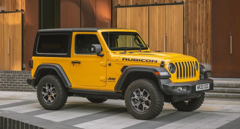 Jeep Wrangler Rubicon желтый