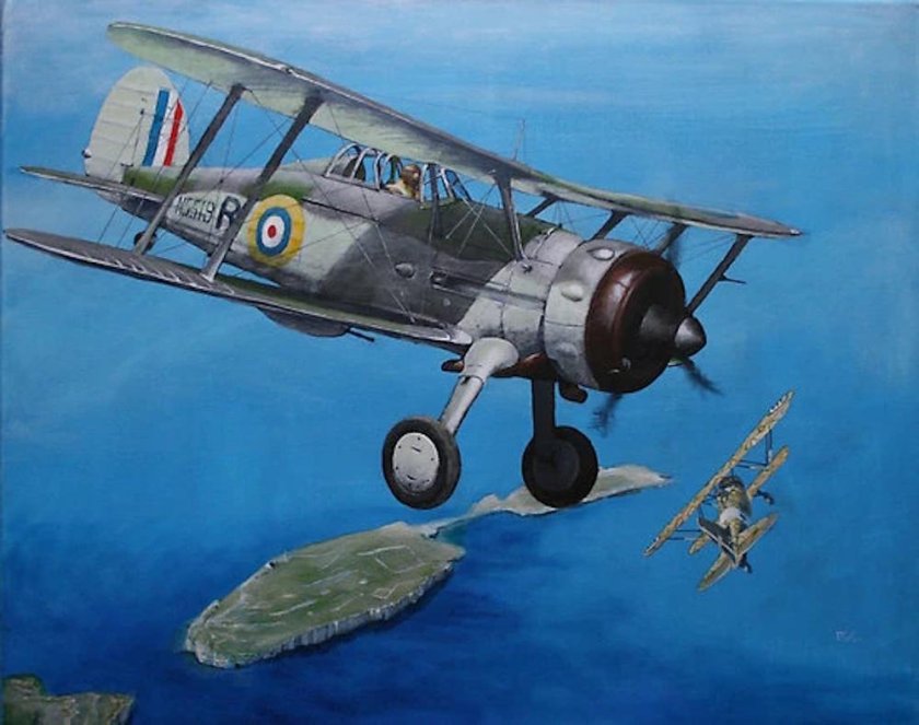 Gloster Gladiator самолет