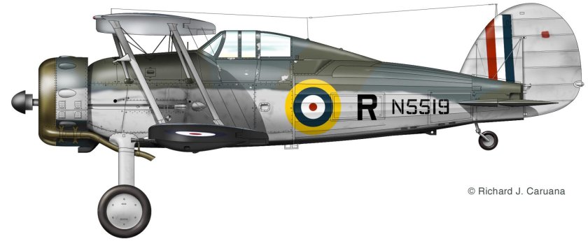 Истребитель Глостер Гладиатор