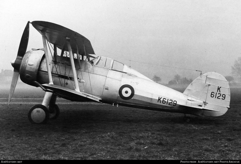 Глостер Гладиатор самолет ант 9