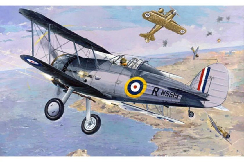 1/48 Истребитель Gloster Gladiator