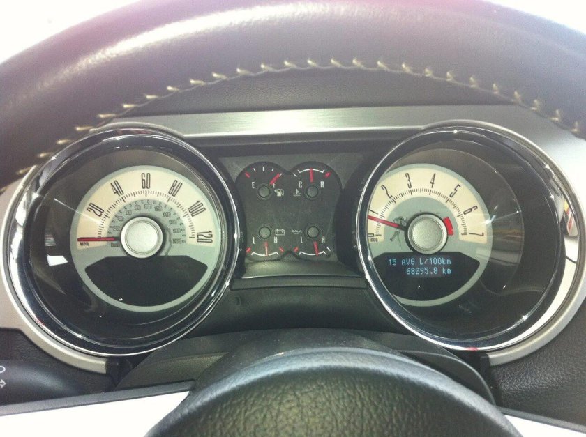 Приборная панель Mustang 4