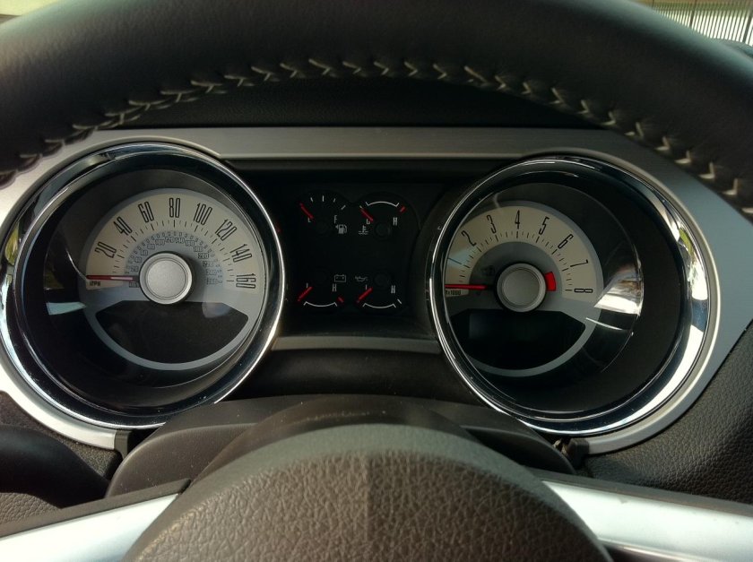 Приборка Форд Мустанг