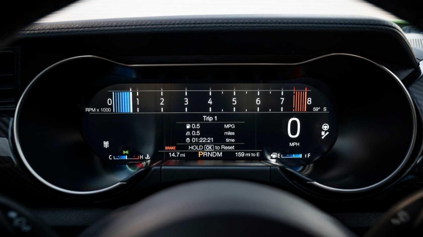 Форд Мустанг 2018 приборная панель