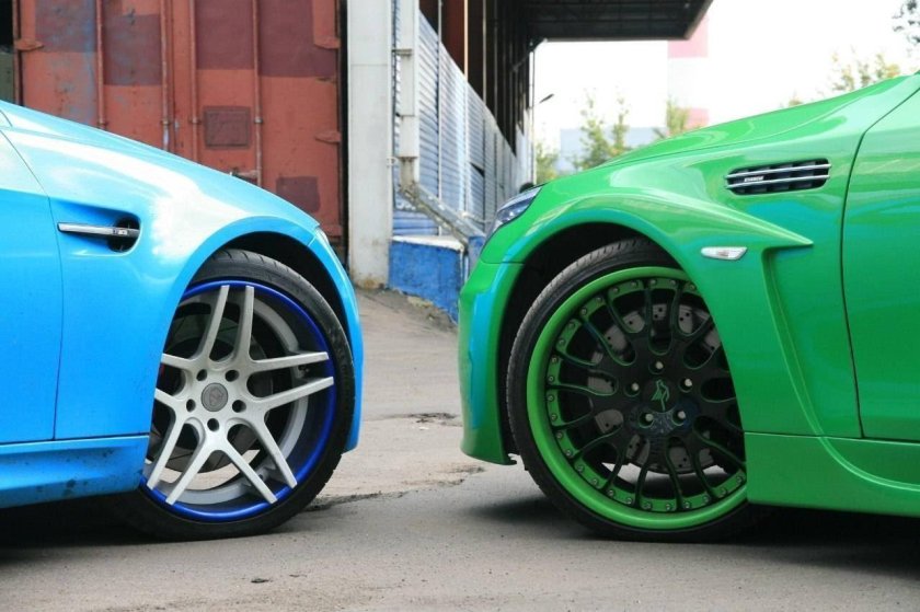 Покрашенные диски