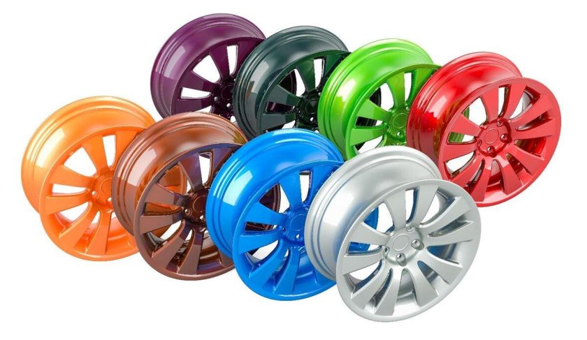 Порошковая покраска дисков