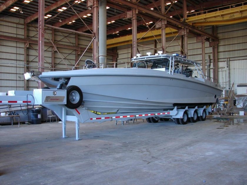 Прицеп для килевой яхты 9 метров