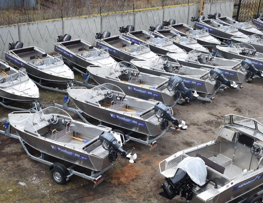 Лодки моторные алюминиевые