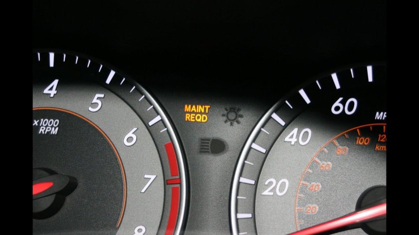 Maint reqd Toyota Camry