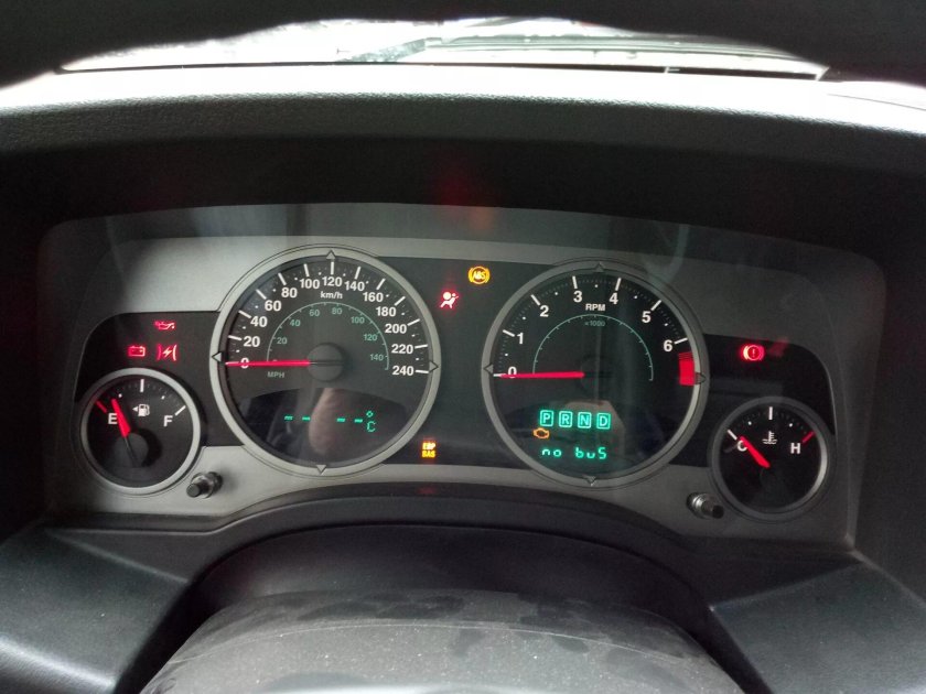 Приборная панель джип компас