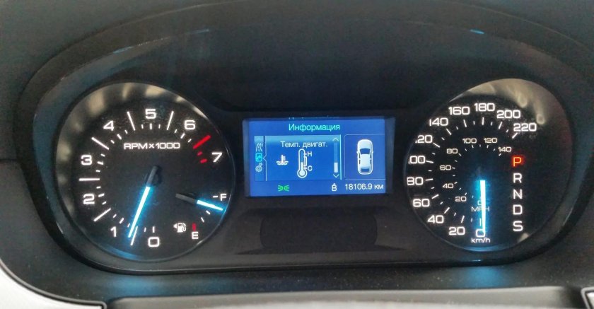 Приборная панель Форд Эдж