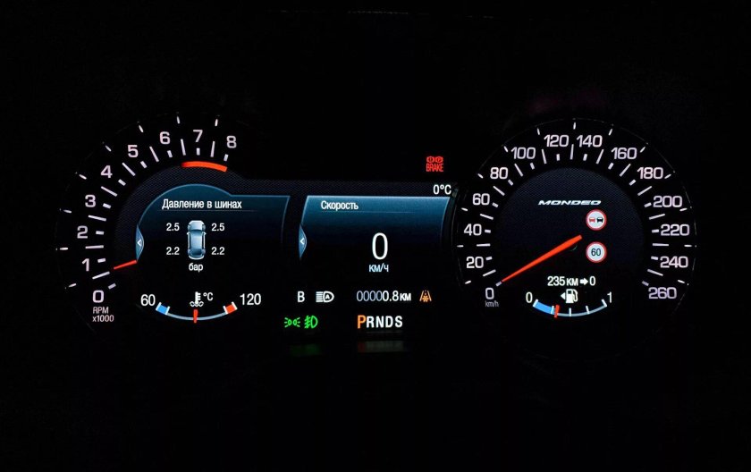 Щиток приборов Линкольн Корсар