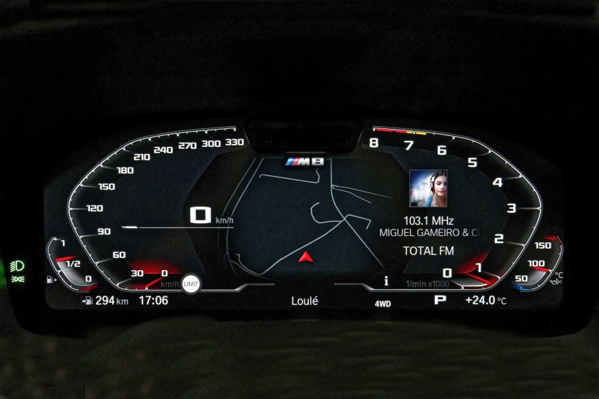 BMW m8 Competition приборка