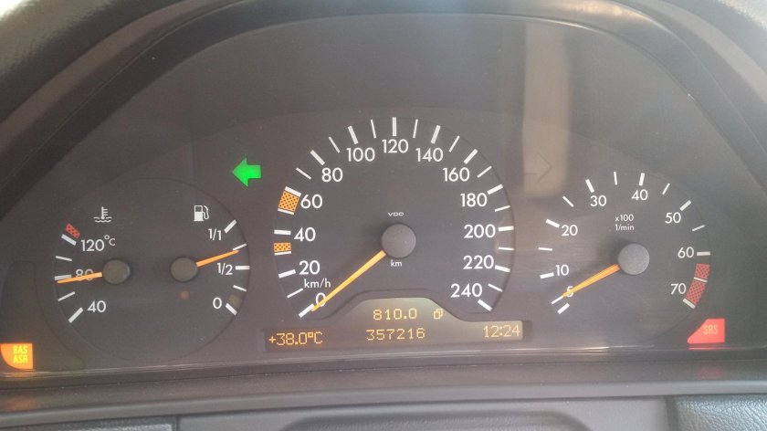 Лампы приборной панели Мерседес w210