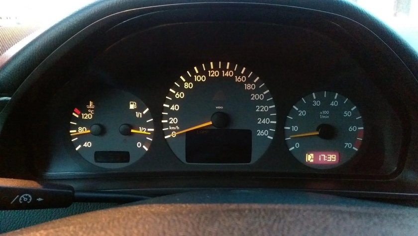 Лампочки в приборную панель Мерседес w210