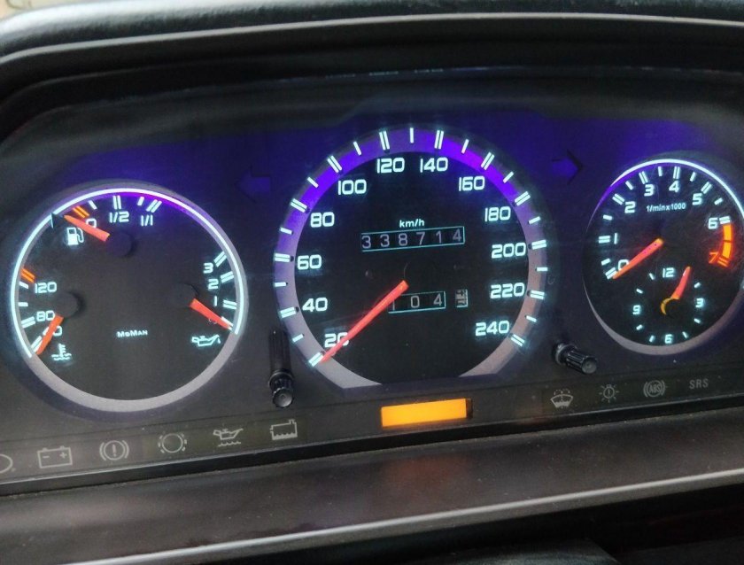 Приборка w124