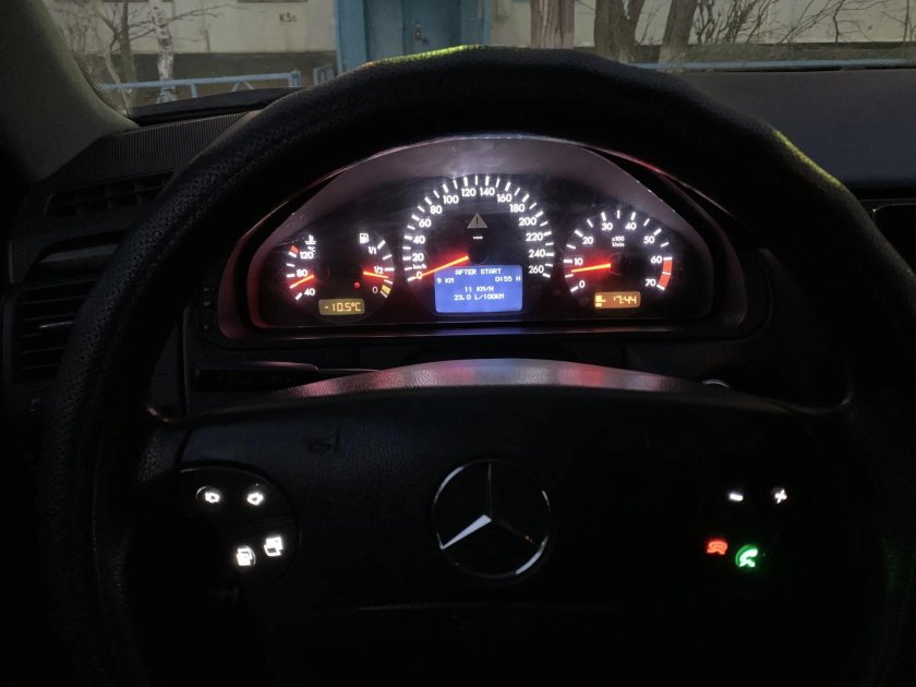 Приборка рест на дорест w210