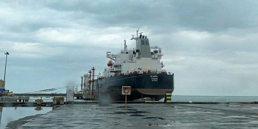 Танкер прибыл