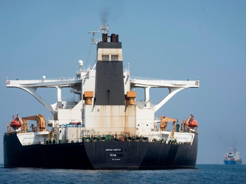 США иранский нефтяной танкер