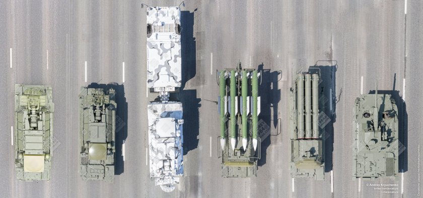 ЗРК бук м1 вид сверху