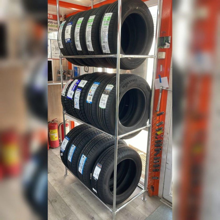 Стеллаж для колес