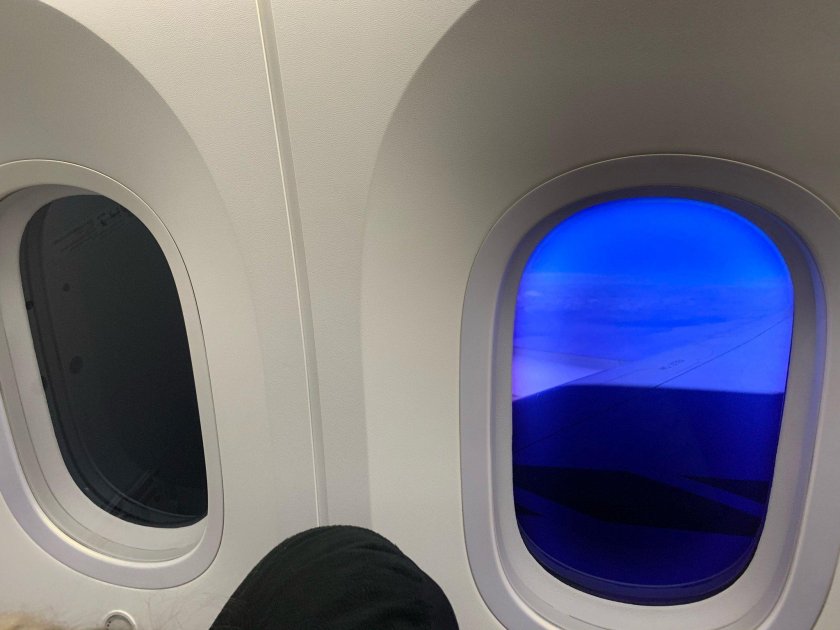 Boeing 787 Dreamliner иллюминаторы