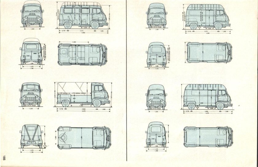 Фургоны чертеж